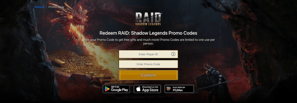 Enter Promo Code for iOS (Plarium Play)